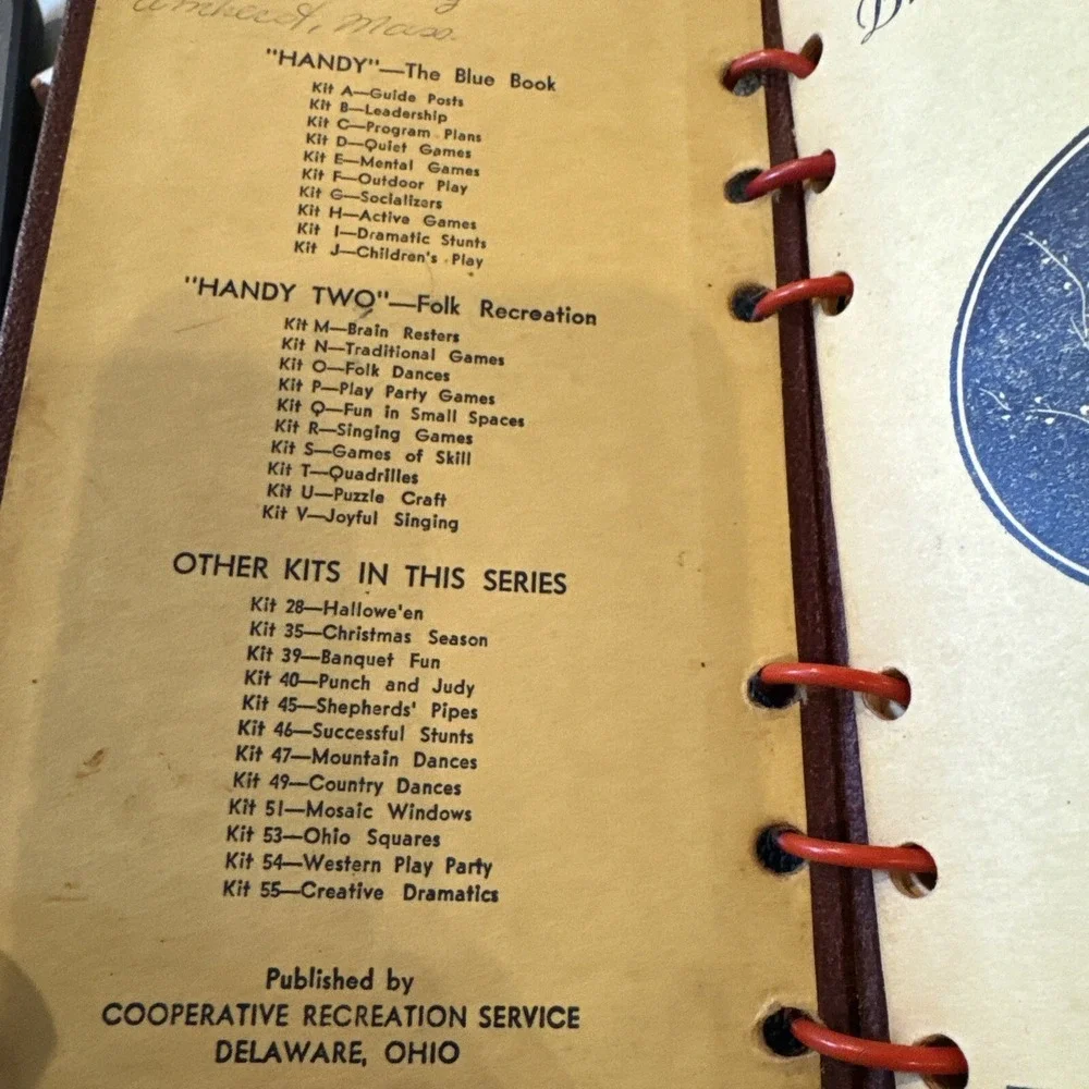 Handy II Book Brain Resters and Testers Sprial Bound by Lynn Rohrbough 1939